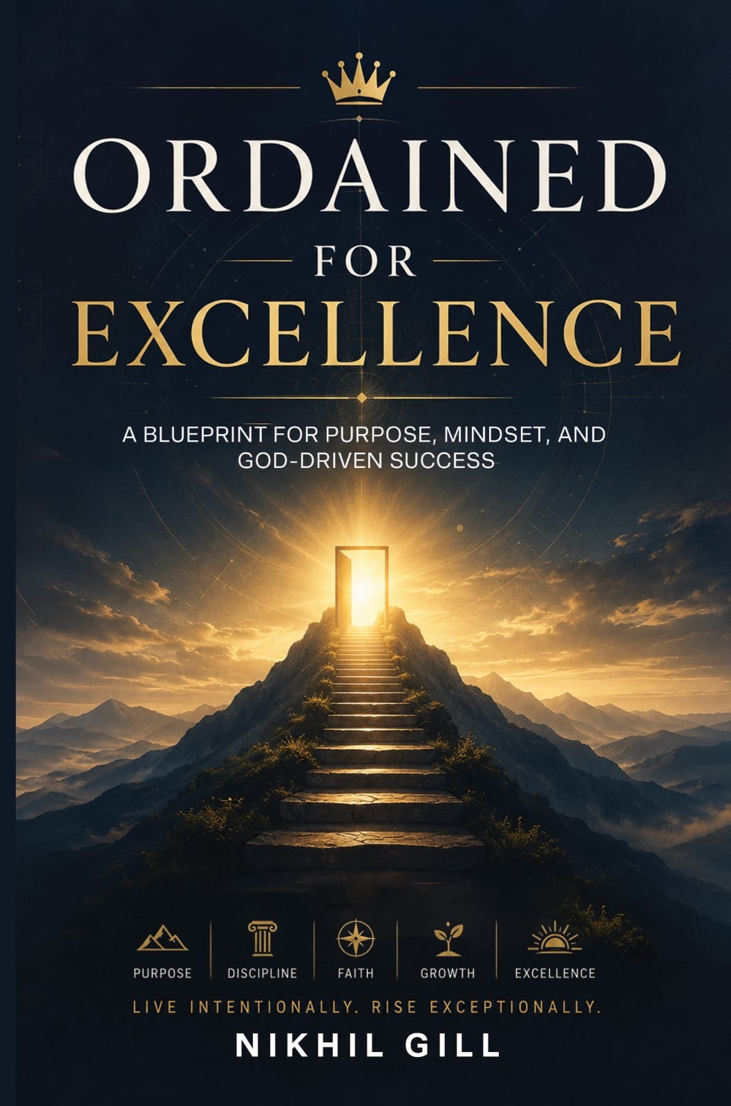 Ordained for Excellence — book cover by Nikhil Gill